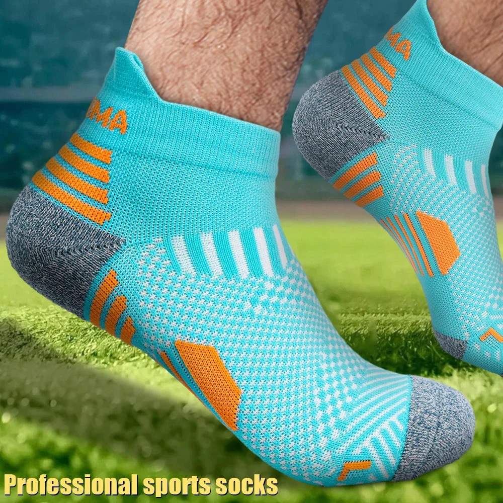 Compression Ankle Socks - Mens  Womens Low Cut Fitness Running Sox