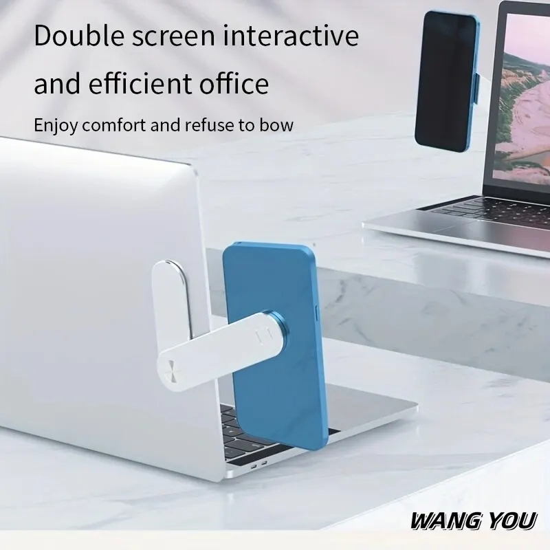 Mobile Phone Bracket ZJ002 Suitable for All Kinds of Mobile Phone Models Aluminum Alloy Portable Storage Notebook Magnetic Expansion Bracket