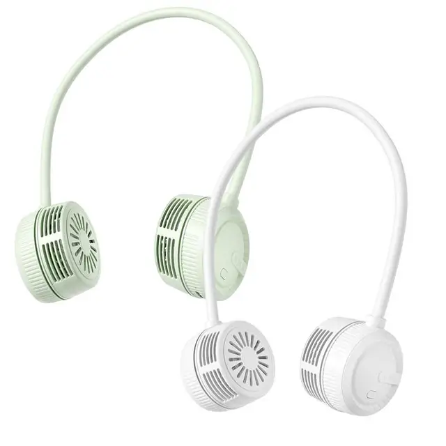 Ventilátorok A Nyakadhoz Pengék Nélküli Személyes Nyaki 3-Sebességes Usb-Vel Újratölthető Alacsony Zajú