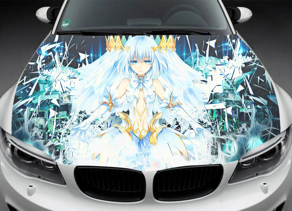 

Date A Live Car Hood Decal, Vinyl, Sticker, Graphic, Wrap Decal, Truck Decal, Truck Graphic, Anime Bonnet Decal