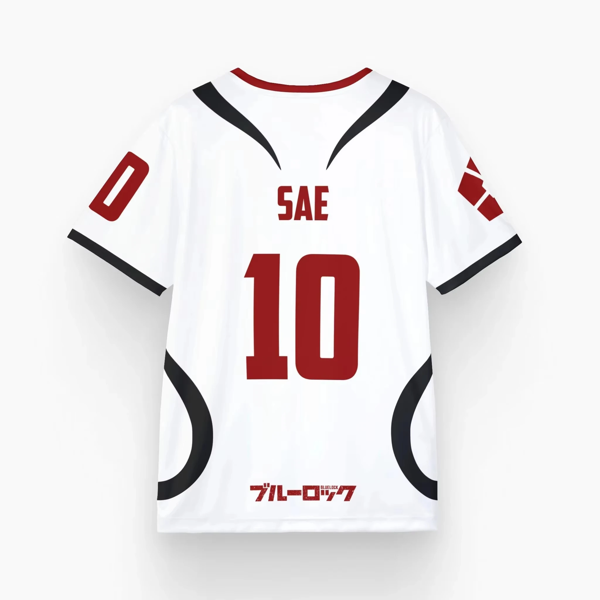 3d Print T-shirtMens Anime Jersey Blue Lock Sae Itoshi Role Playing Men Women Fashion Oversized Short Sleeve T shirt Breathable