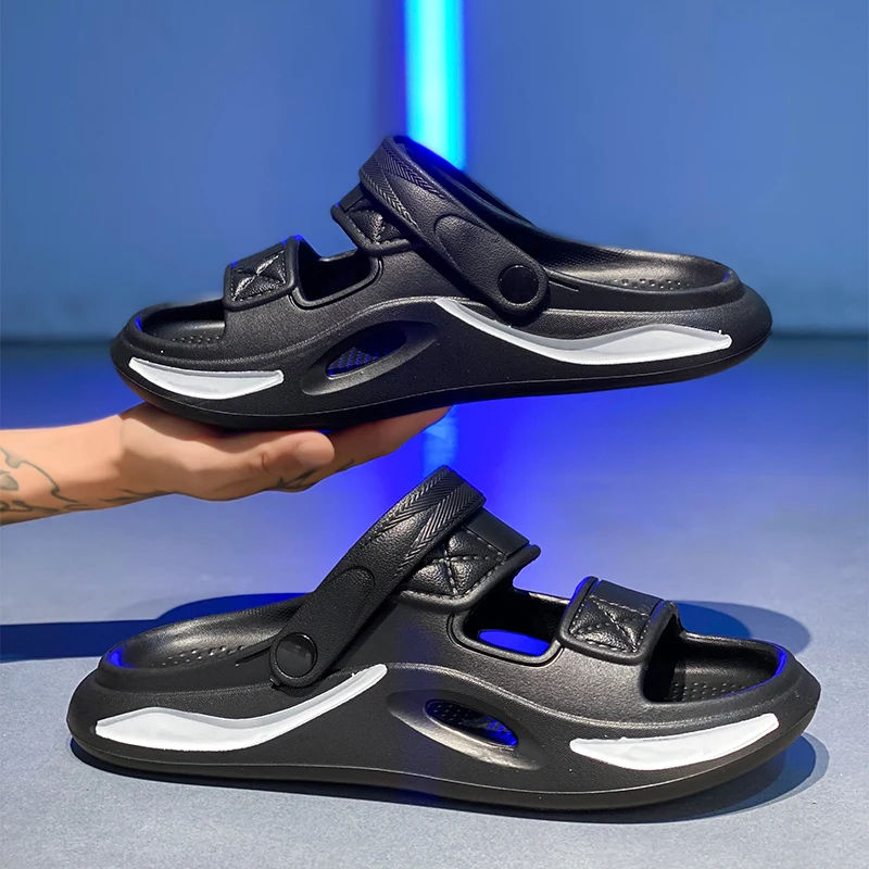 Men's EVA Thick Sole Anti-Slip Sandals Lightweight Comfortable Durable Perfect for Indoor Outdoor Use Multiple Colors Available
