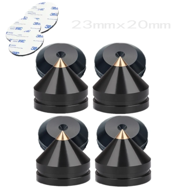 Speaker Stand Feet Foot Pad Aluminium Alloy Metal Spikes