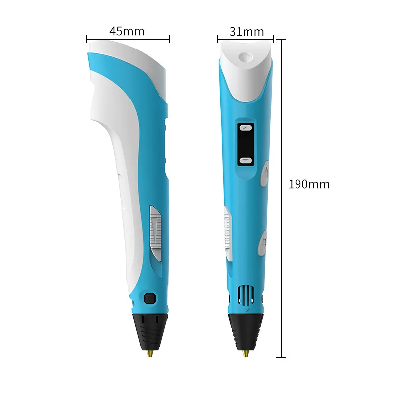 3D Printing Pen DIY Three-dimensional Painting Children Toys Fun 3D Pen With LCD Screen Compatible PLA Filament Birthday Christm 3d printing pen