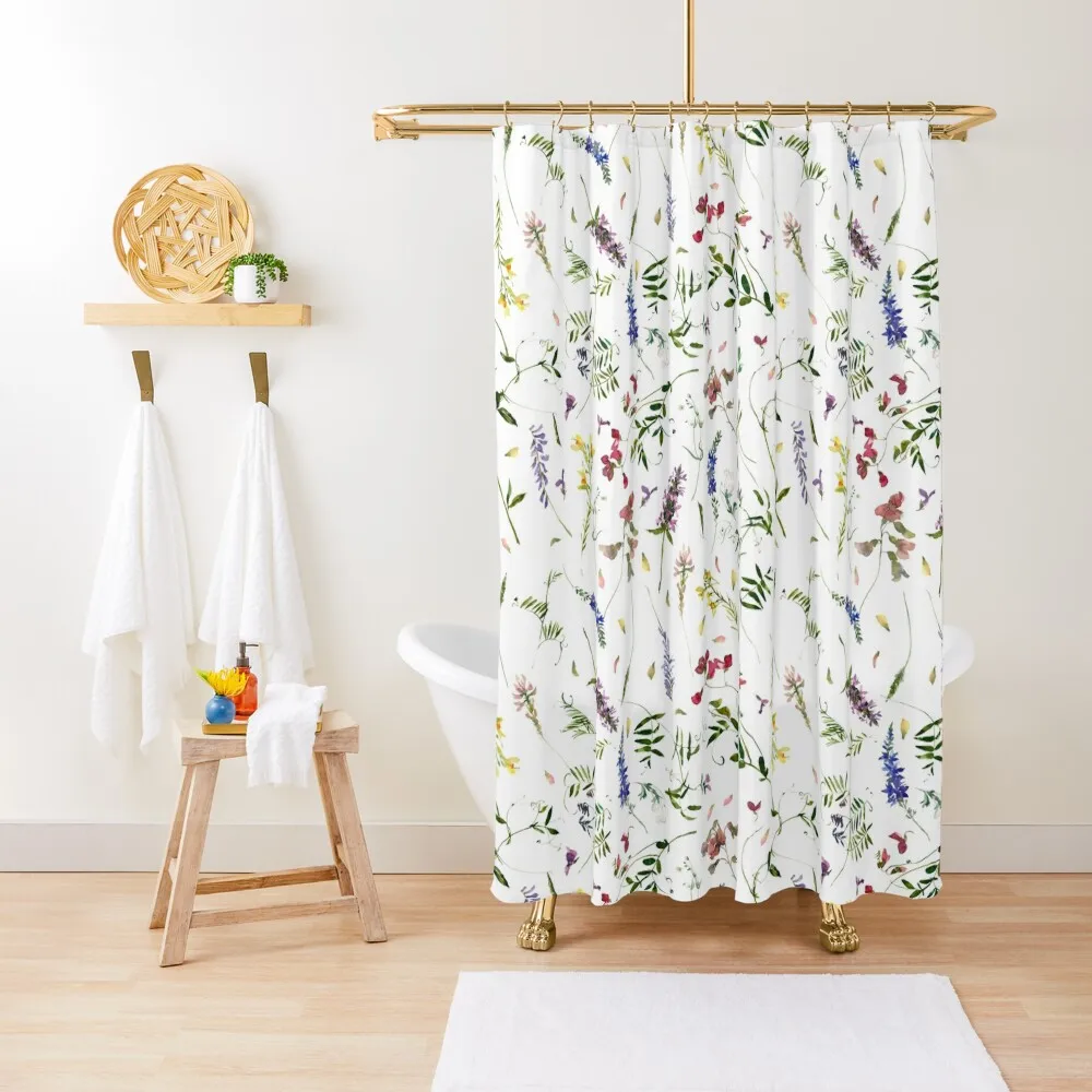 

Wildflowers And Herbs Shower Curtain For Bathrooms For Bathroom Modern Showers For Bathroom Curtain