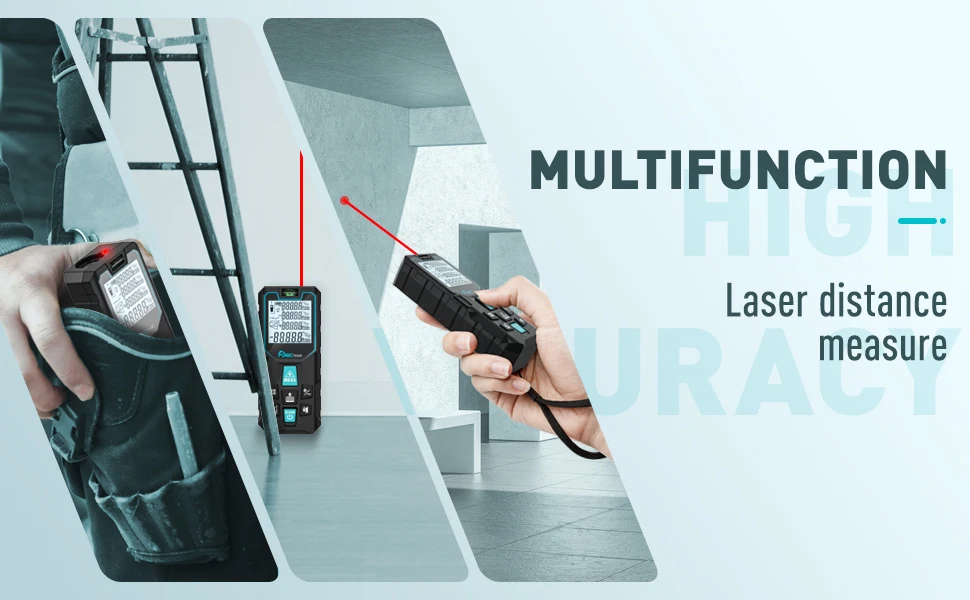 Laser Rangefinder 50M/100M/120M Laser Distance Digital Meter With LCD Screen M/i