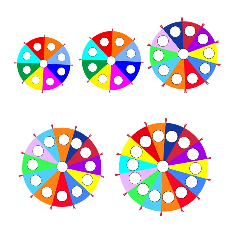 Groundhog Rainbow Umbrella Kindergarten Children's Games Sports Activities Props Outdoor