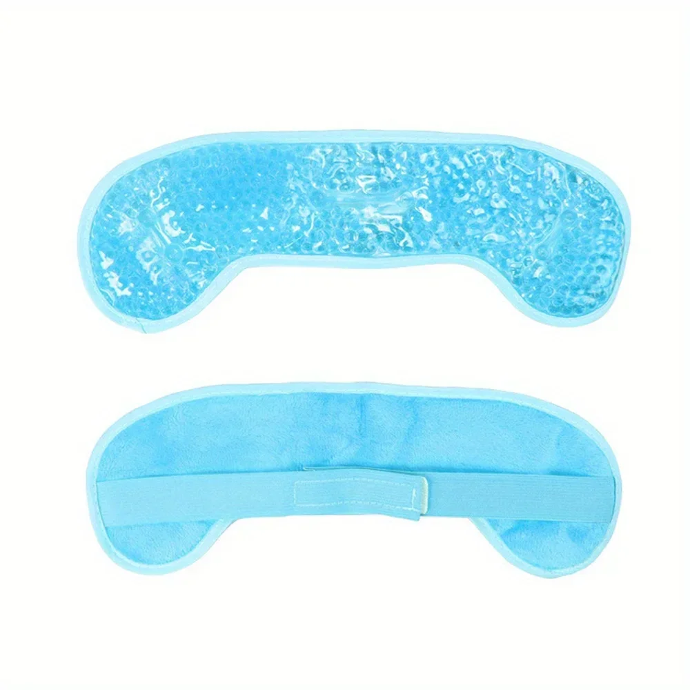 Hot/Cold Gel Bead Migraine Wrap Ice Pack with Gel Bead Soft Plush Backing Ice Wrap for Headaches Stress Relief SPA Massager