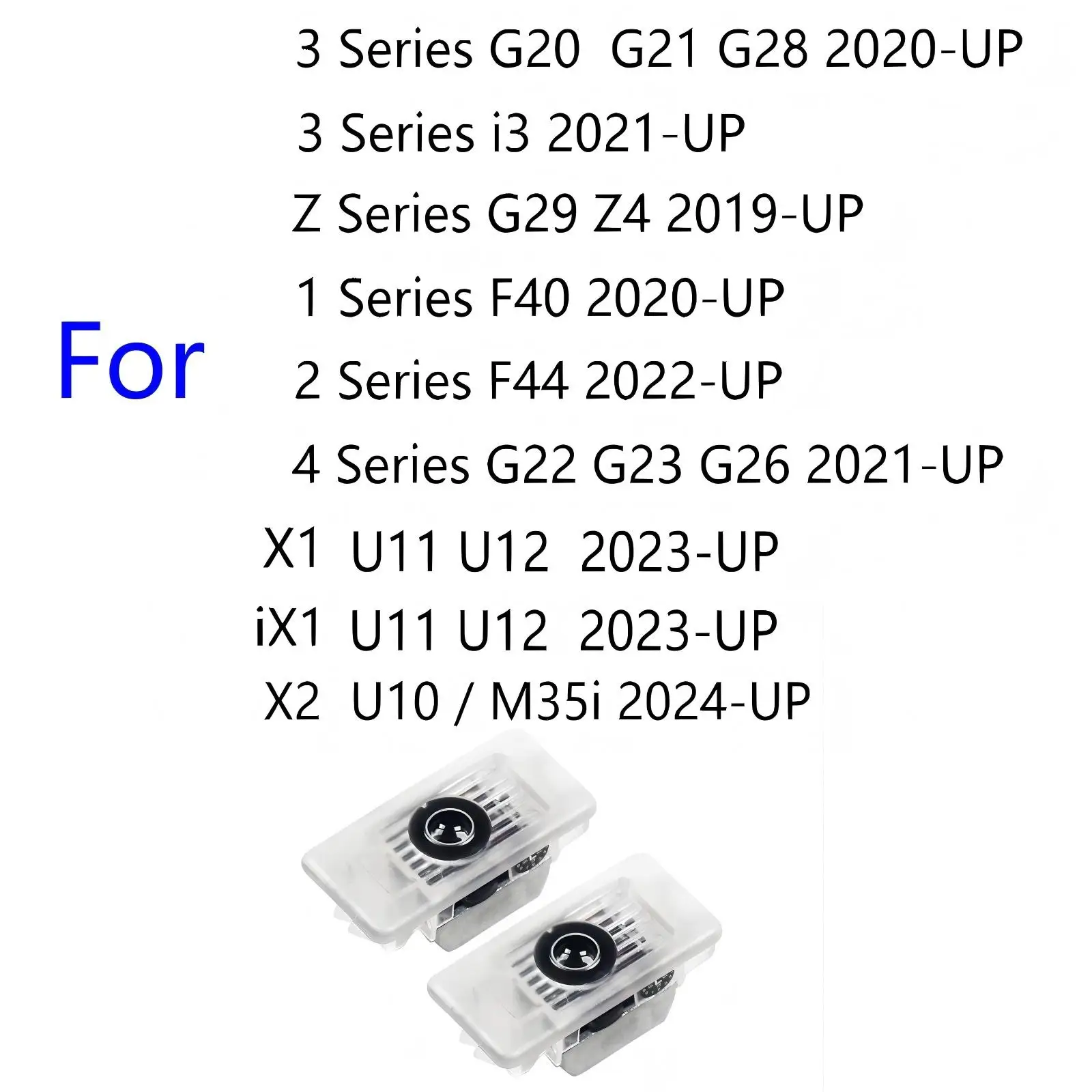 2X LED Porta Auto Proiettore Di Luce Per BMW 1 2 3 X1 Serie - Foto 5