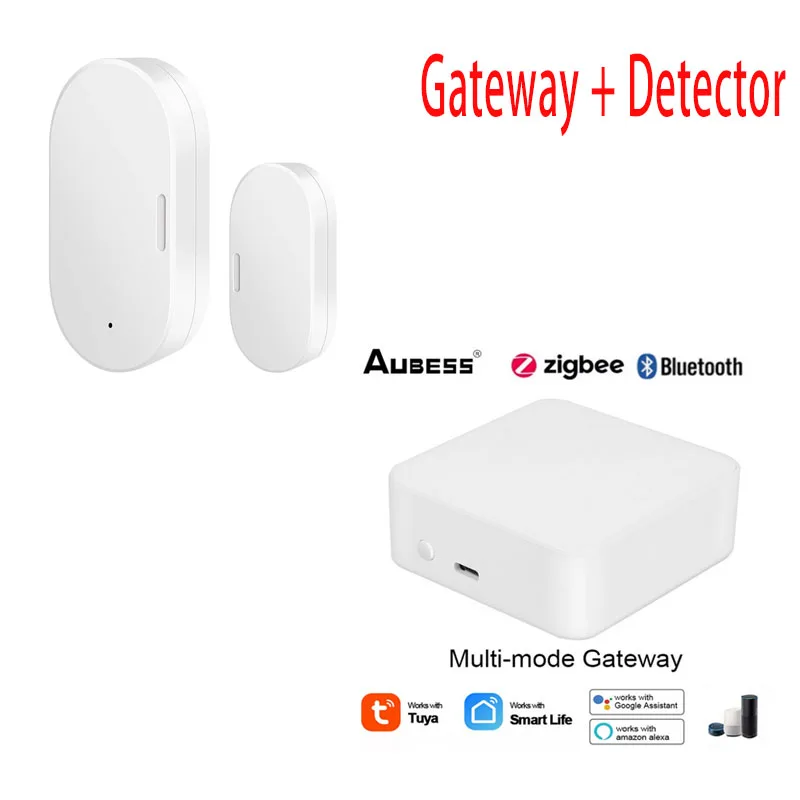 ring keypad alarm Door Window Alarm Tuya Wireless WiFi Connection Detector  APP Remote Security Monitor Sensitive Door Sensor Smart Home Accesory security panic button Alarms & Sensors