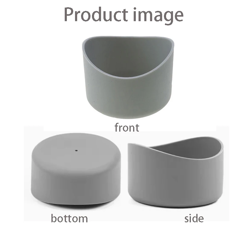 1/2/3 PCS 직경 6cm 곡선형 실리콘 컵 바닥 보호 커버, 긁힘 방지, 미끄럼 방지 및 화상 방지, 범용 컵 커버
