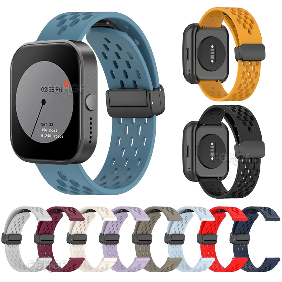 

Silicone Watch Band For CMF Watch Pro Strap Wristband For CMF by Nothing Watch Pro Bracelet Magnetic Buckle Correa Men Women
