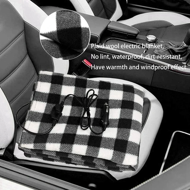 JFBL Hot Heated Blanket Car Electric Blanket 12V Car Electric Blanket Grid  Warm Autumn And Winter Car Electric Lap Blanket - AliExpress