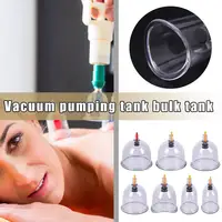 Vacuum Cupping Glasses Vacuum Massage Body Cupping Kit Anti Cellulite Chinese Cupping Body Cup Massager Slimming For Body Face - Image 2