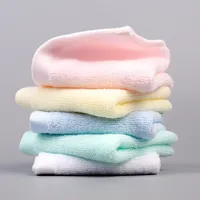 1Pc 20x20cm Small Solid Color Cotton Soft Absorbent Home Bathroom Children Kids Baby Square Face Towel 2