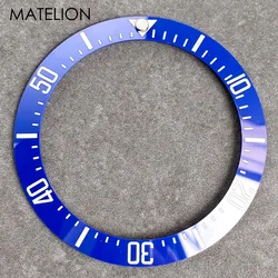 Sleek Diver GMT Ceramic & Aluminum Bezel Insert - Black, Blue, Red (SEA blue ceramic)