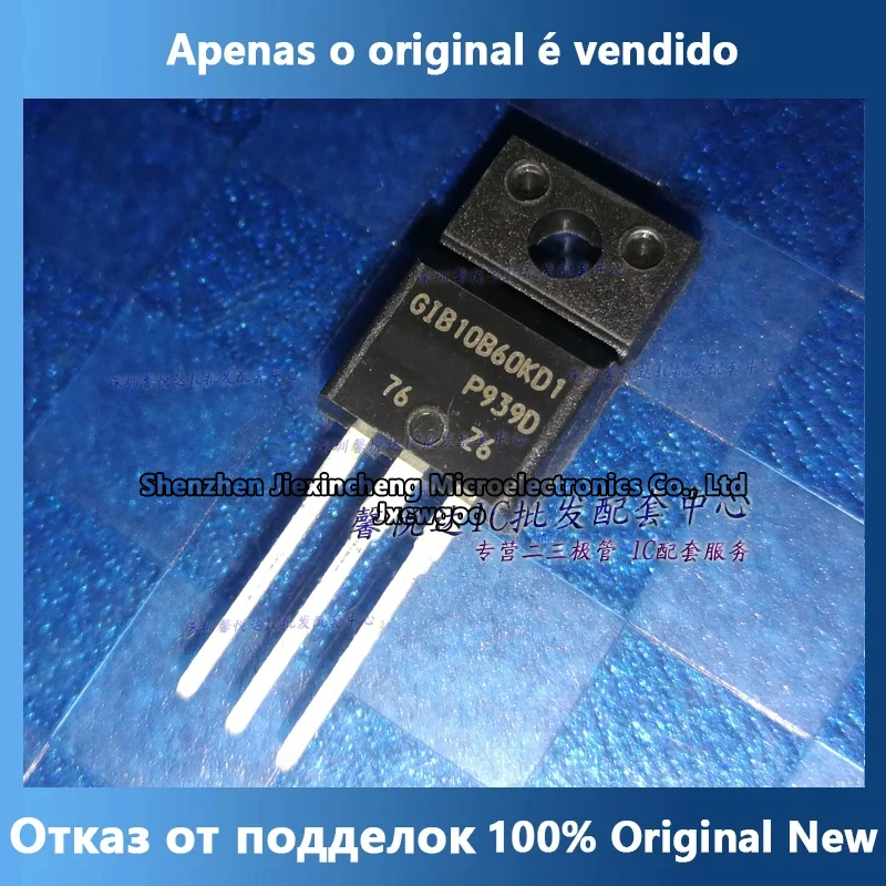 

(10 шт.) оригинальный транзистор IRGIB10B60KD1P GIB10B60KD1 TO-220 IGBT 600 в 16 А 100% новый импортный