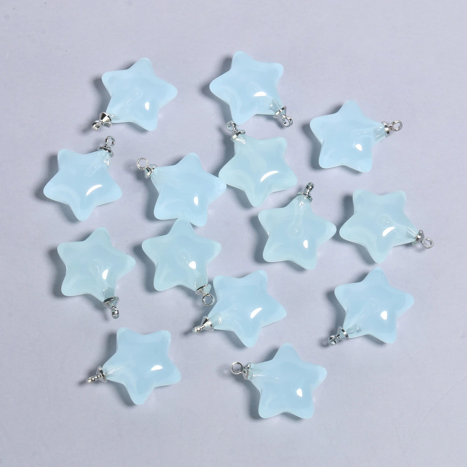 10pcs Lovely Candy Color Star Acrylic Charms Pendant Earring Handmade for  Diy Jewelry Making Charms for Necklace Bracelet