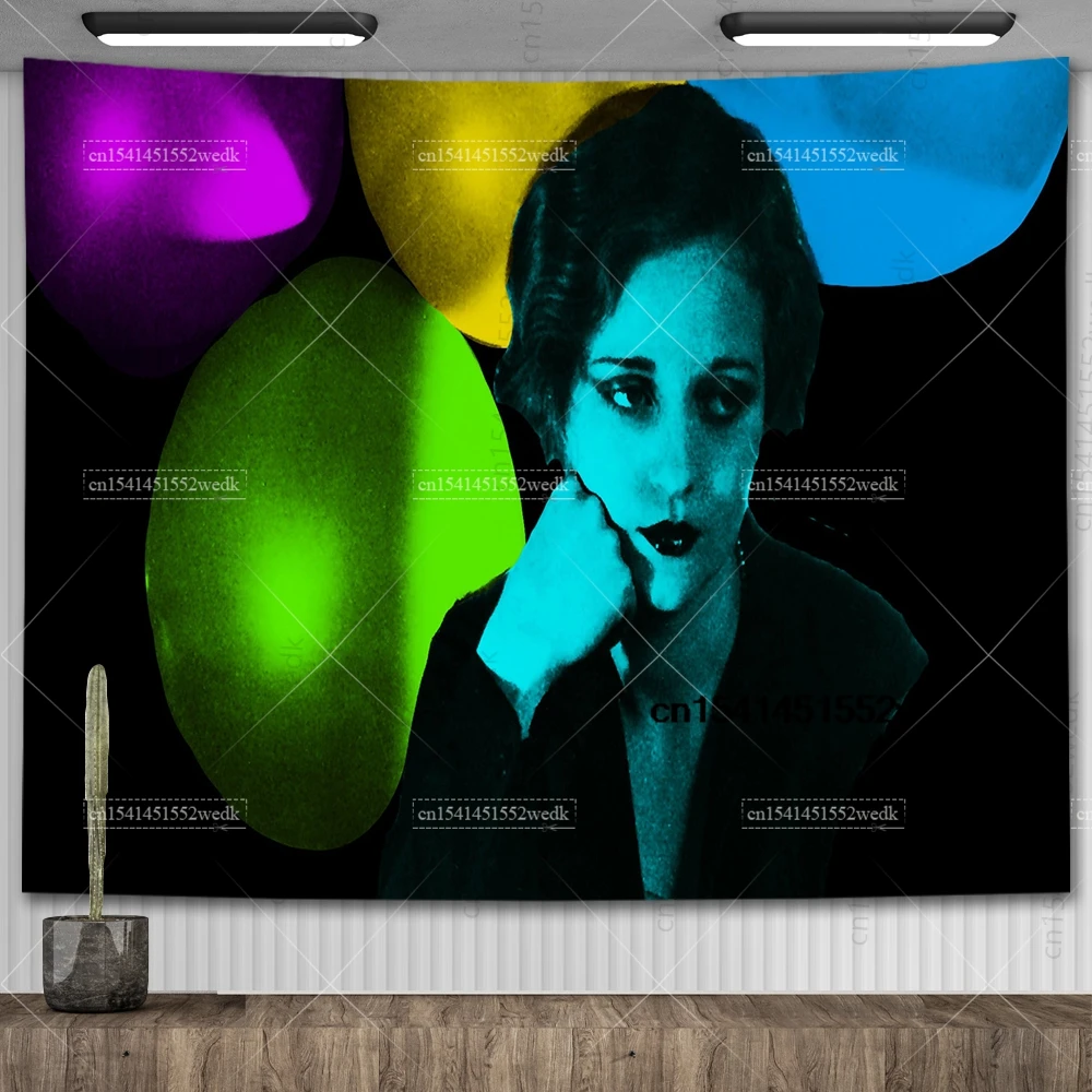 TV Girl Albums Who Really Cares Wall Poster Tapestry Psychedelic Couple Lover Art Tapestry Aesthetic Bedroom Decoration Painting tapestry decorations