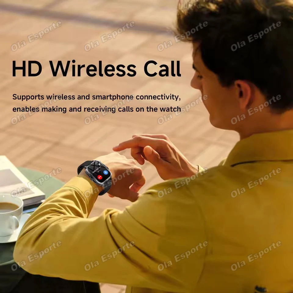 2026 New Smartwatch Bluetooth Wireless Call Alarm Multi-Sports Hiking Remote Camera Music Weather Games for Gifts Man Woman Ht30 3
