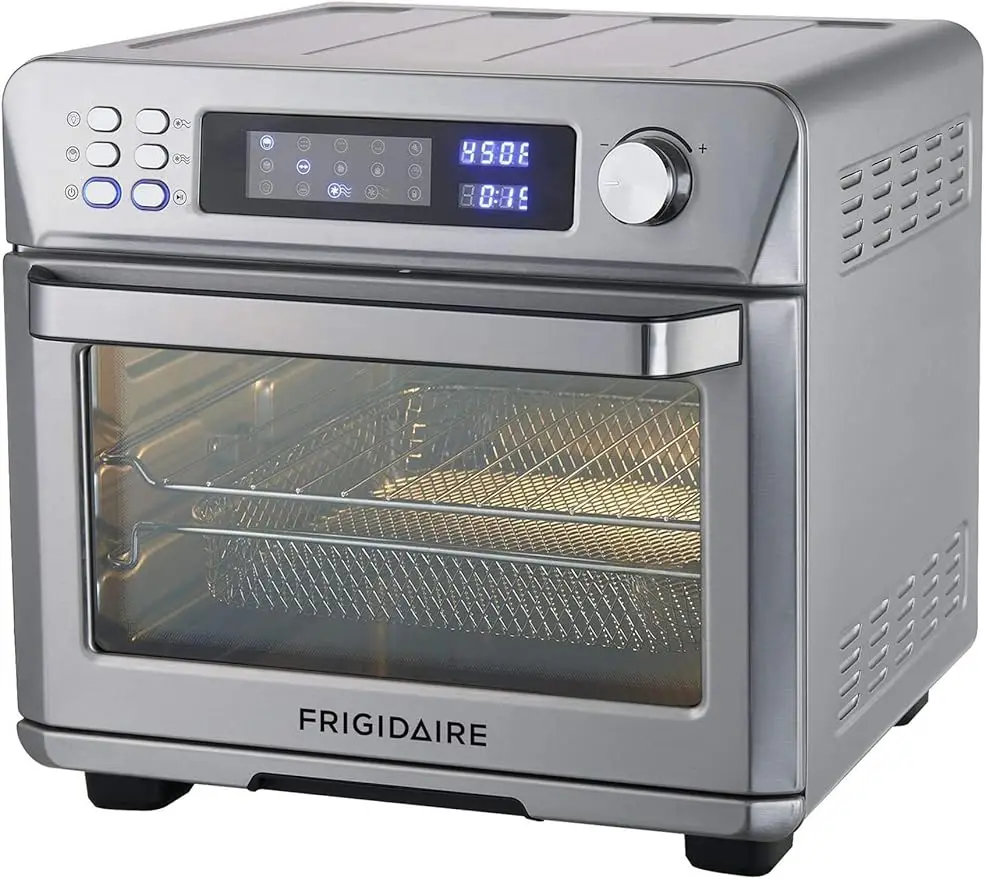 

EAFO111-SS Air Fryer Oven, Digital, 26 Quart 10-in-1 Countertop Toaster Oven & Air Fryer Combo - Grill, Rotisserie, D