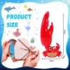4 Pieces Crab Dive Toys Bath Toys Colorful Pool Toys Swim Pool  Kit Games for Toddlers Boys Girls Teens Adults 2