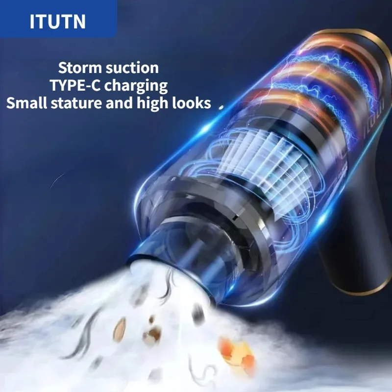 Strong Suction Car Vacuum Cleaner 4 IN 1 Wireless Hand Held Cleaner handheld vacuum cleaner wireless vacuum cleaner portable vacuum cleaner for Car Powerful Mini Cleaning Machine Home Appliance