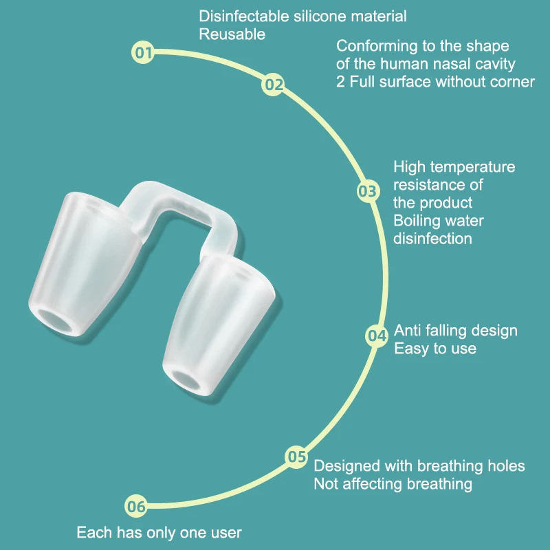 Description Picture 3 of item1pcs Silicone Nose Up Shaper Bridge Booster Shaping Clip Shaper Bridge Straightening Beauty Nose Clip Corrector Massage Tool