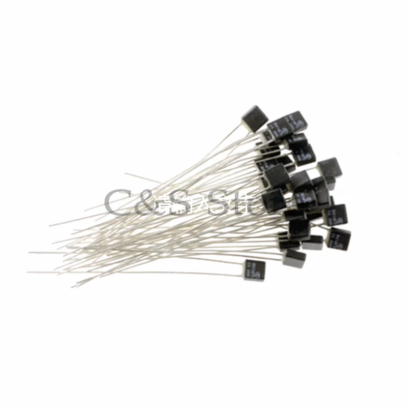 Black Square Fan Motor 2A 250V Thermal fuse Temperature Switch thermal fuse temperature switch 10pcs 92 95 105 110 115 120 125 130 135 140 145 150 degree