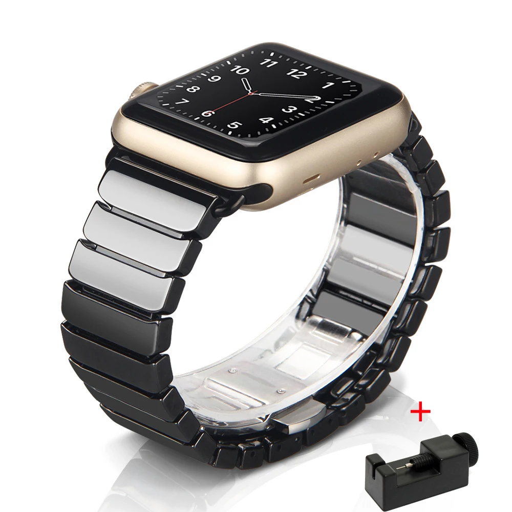 Ceramic Metal Strap for Apple Watch UItar 9 8 7 6 5 4 SE Band 49mm 45mm 44mm 40mm Bracelet Watchband for iWatch 3 42mm 38mm Belt