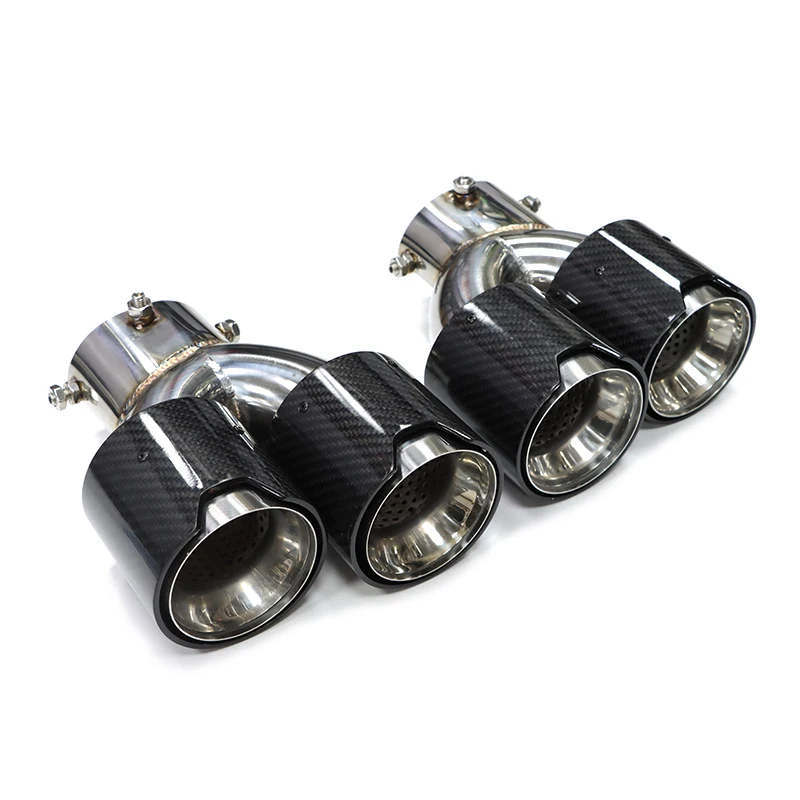 Carbon Fiber Exhaust Tips For BMW G42 G20 G21