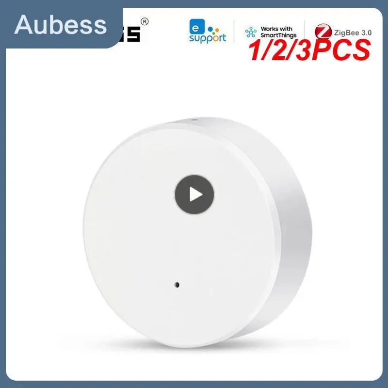 

1/2/3PCS ZigBee Smart Temperature And Humidity Sensor Smart Home Security Protection Battery Powered Work With Alexa
