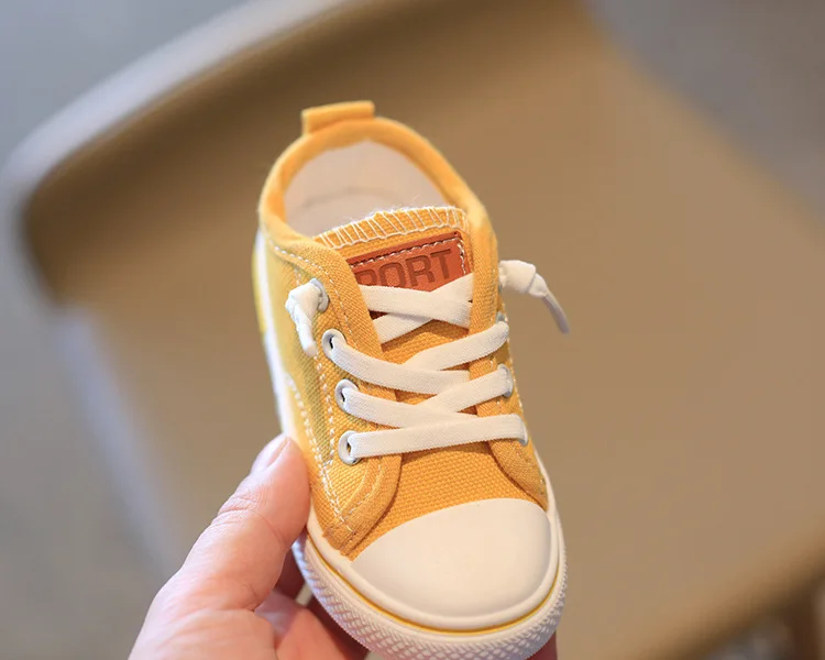 meninos das meninas do bebê sapatas de lona primavera outono dos miúdos das crianças sapatos casuais respirável fundo macio sapatos da criança infantis