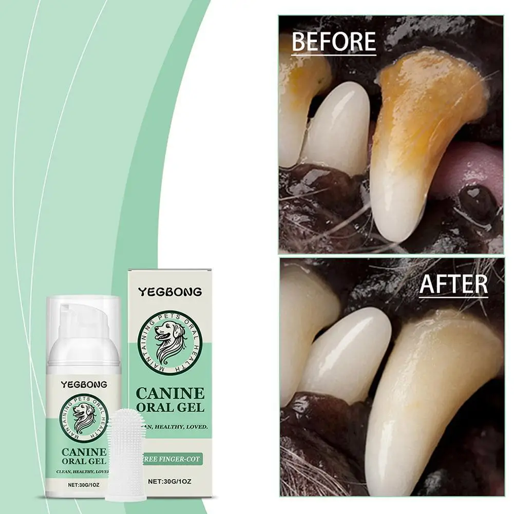 Oral Cleansing Gel For Pet Doge Oral Gel Cleaning Dog Cat Teeth Fresh Breath Care Cleaner Remove Tartar Odor Health