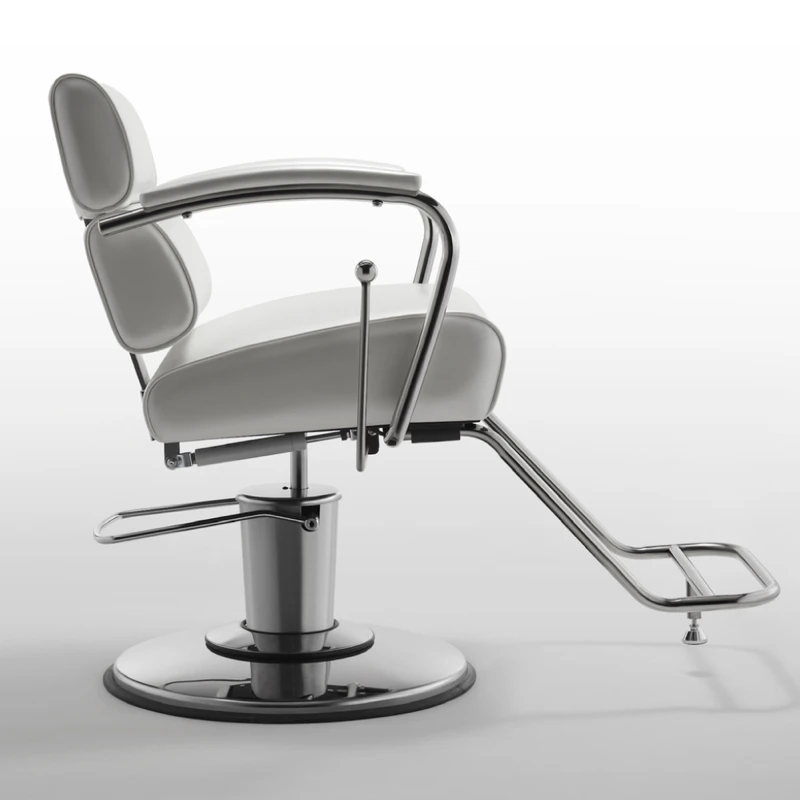 Cosmetic Barber Chairs Recliner Hairdressing Professional Metal Barbershop Makeup Chair Vanity Silla De Barberia Salon Furniture