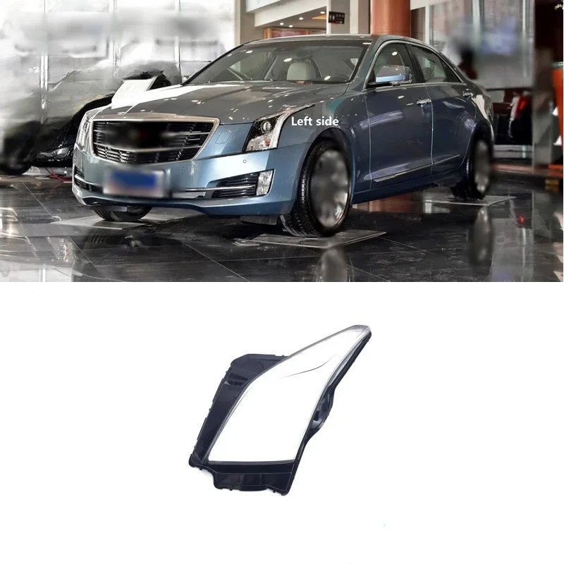 

Car Front Headlight Cover Lens Glass Headlamps Transparent Lampshade Masks For Cadillac ATS-L 2013-2019