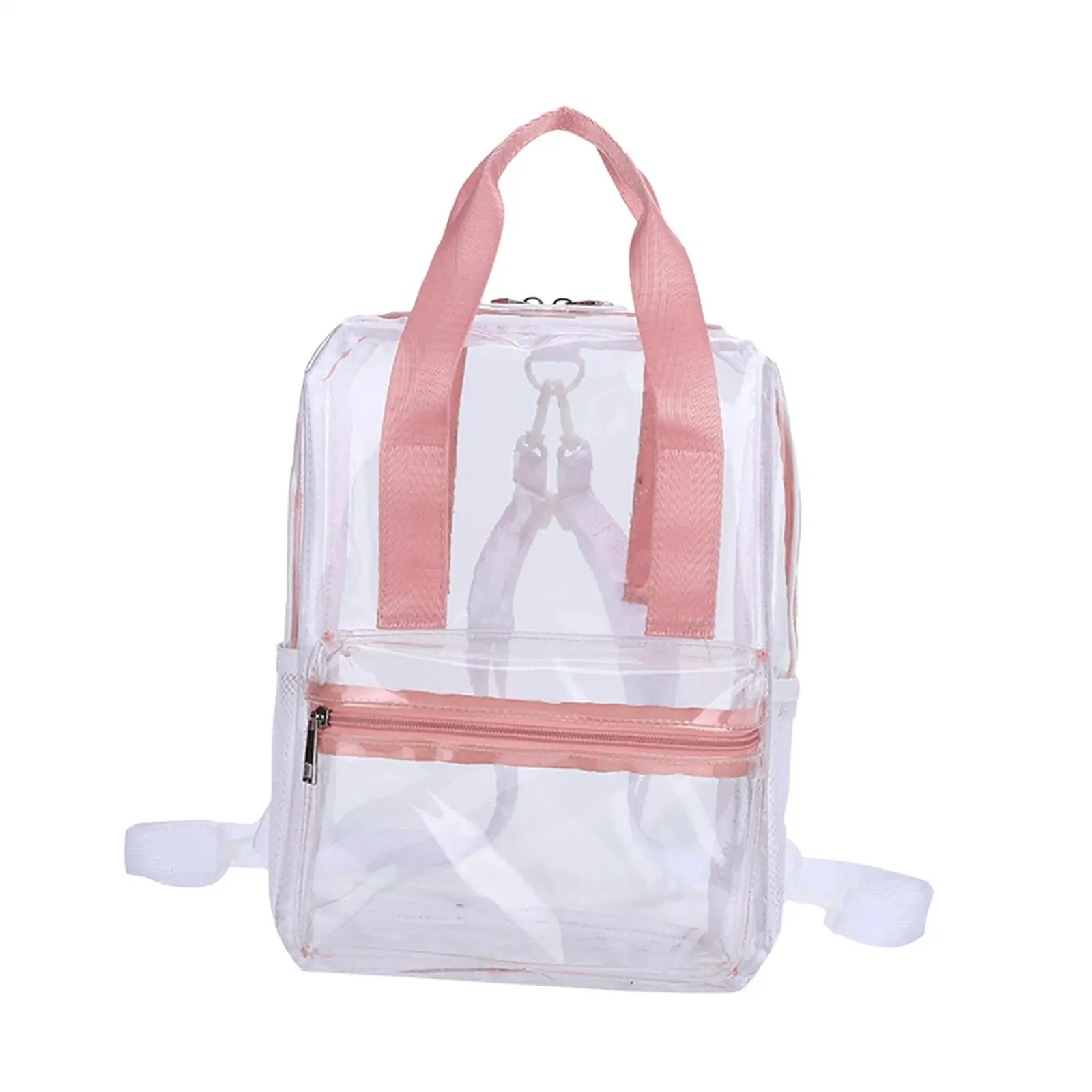 PVC Clear Backpack School Transparent Bag for Workplace Swimming Concert