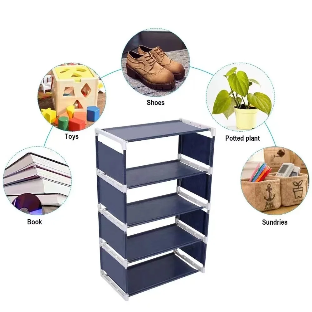 Multilayer Shoe Rack Vanzlife Home Organization and Storage for Shoes Shoe Cabinet Easy Assembly Space-saving Stand Self Home