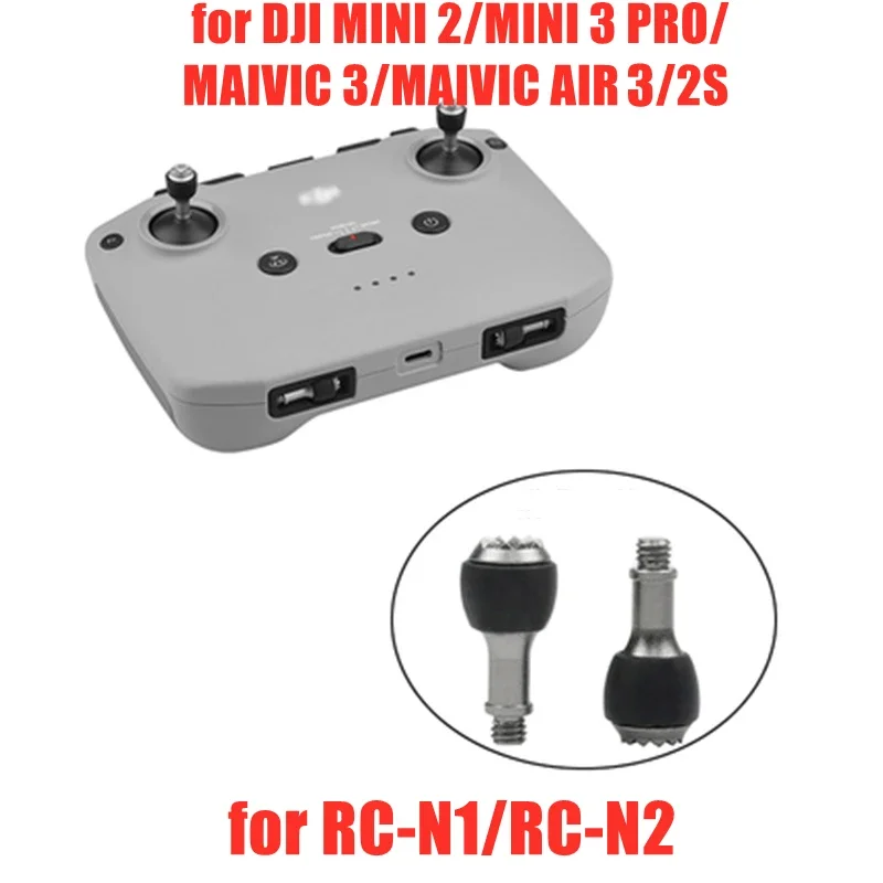 Pièces De Rechange Joystick Pour Manette DJI Mini 3 Pro - Poussoirs Thumb Rocker, Argent, Neufs