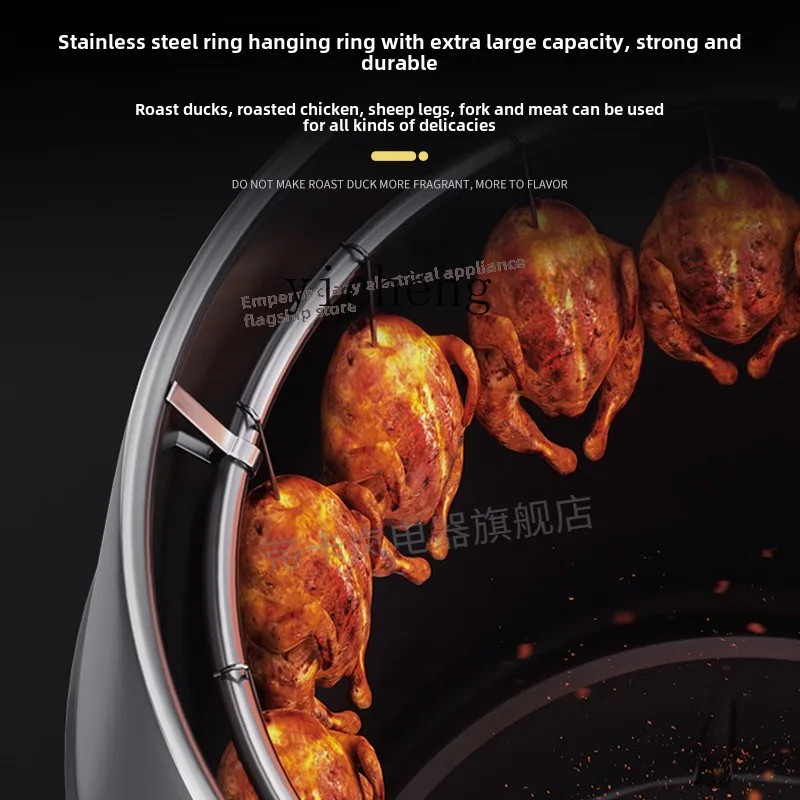 Zz roast duck stove commercial pork belly stove charcoal gas volcanic stone