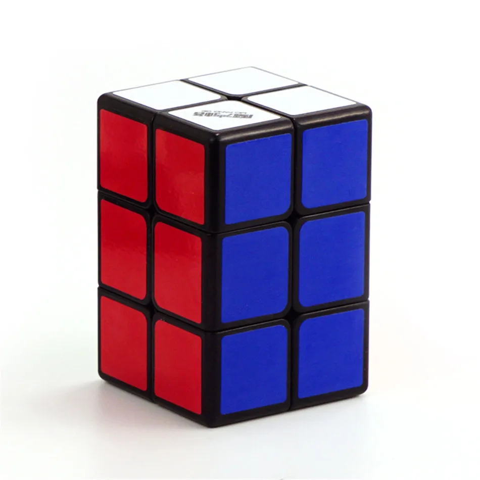 QiYi MoFangGe 223 Magic Cube 2x2x3 2x3x3 Black Color Professional Magics Speed Puzzle Cubes Kids Educational Funny Toys For Boys 4