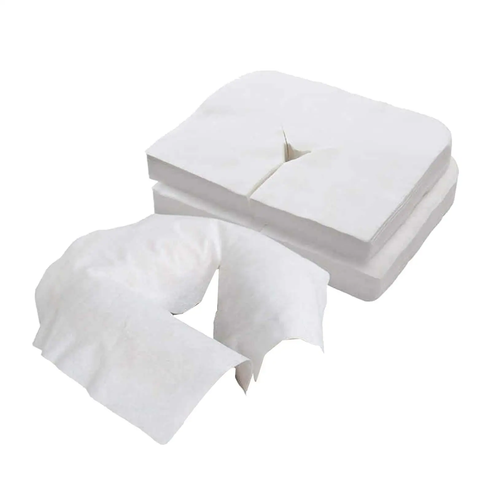 100 Pieces Disposable Pillow Cover for Chairs SPA Salon Bed Massage Tables