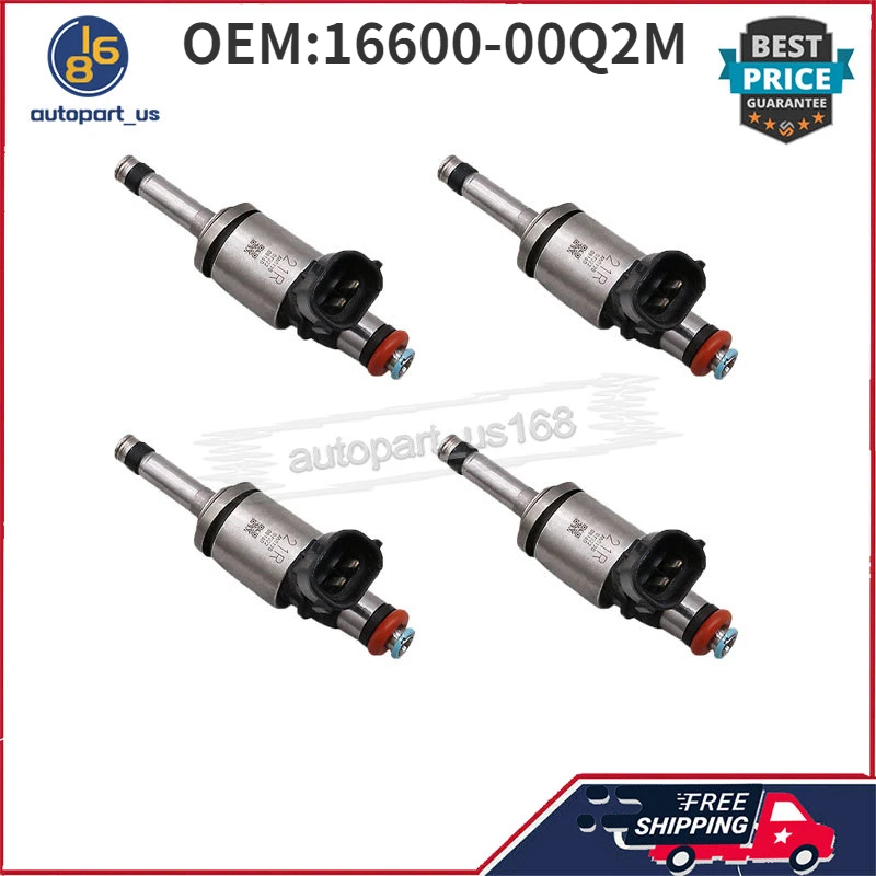 For 20162019 Nissan Qashqai J11 1.2 Petrol Auto 4pcs Fuel Injectors