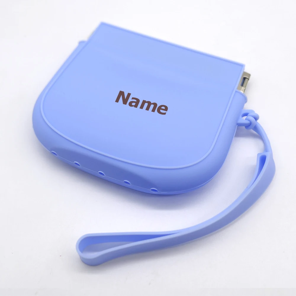 Free Name Printing Surprise Gift Baby Storage Box Pacifier Case Silicone Bag More Thoughtful and Unique