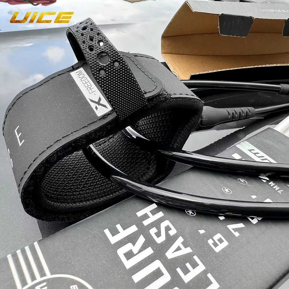 PRO SERIES Surf Leash SUP Board Non-Slip Cuff Lightweight Surfboard Leash Upgrade TPU 316L Stainless Swivel Longboard Surf Rope 2