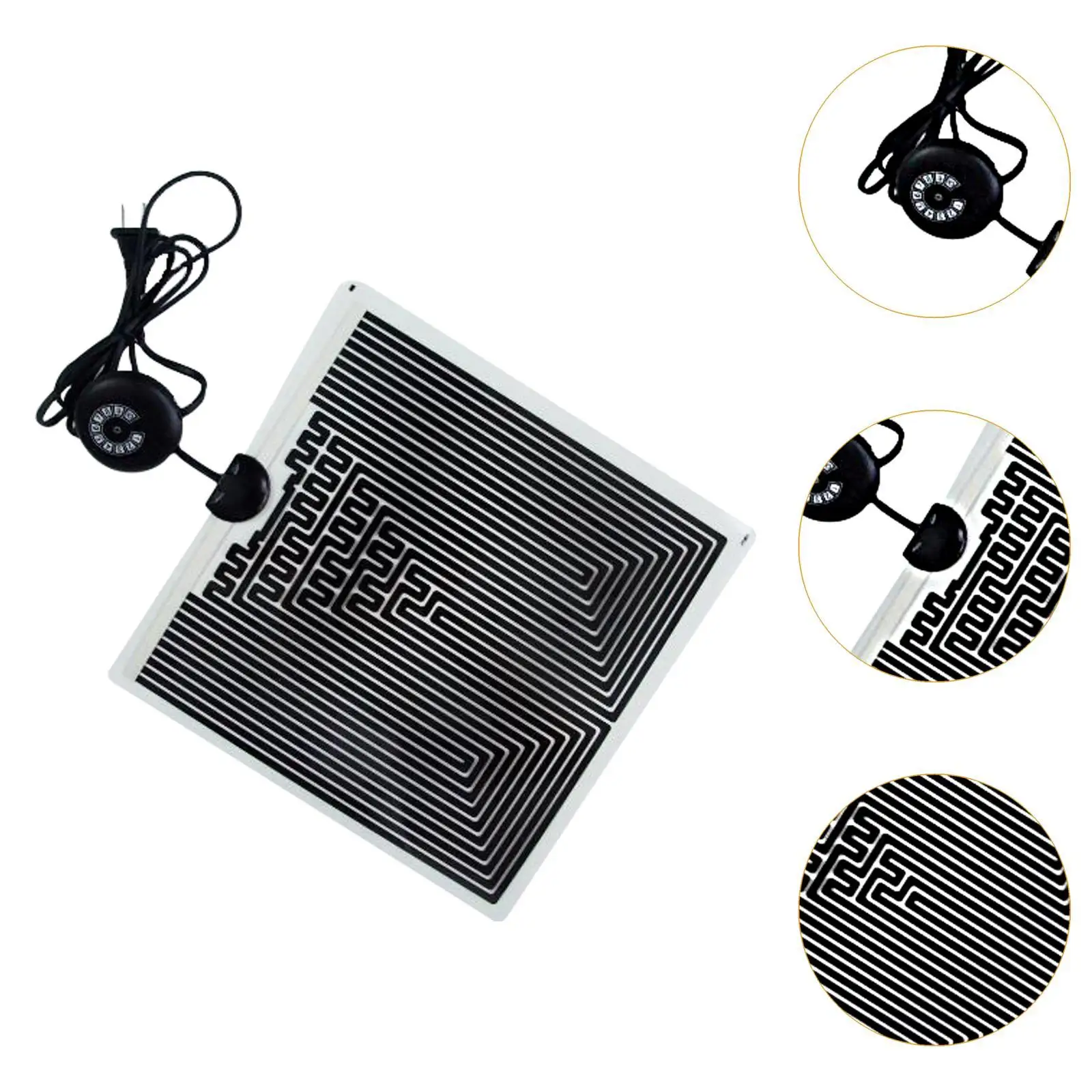 Reptile Heating Pad Portable Adjustable Temperature Under Tank Terrarium Heating Mat for Snake Turtles Frogs Gecko Tortoise