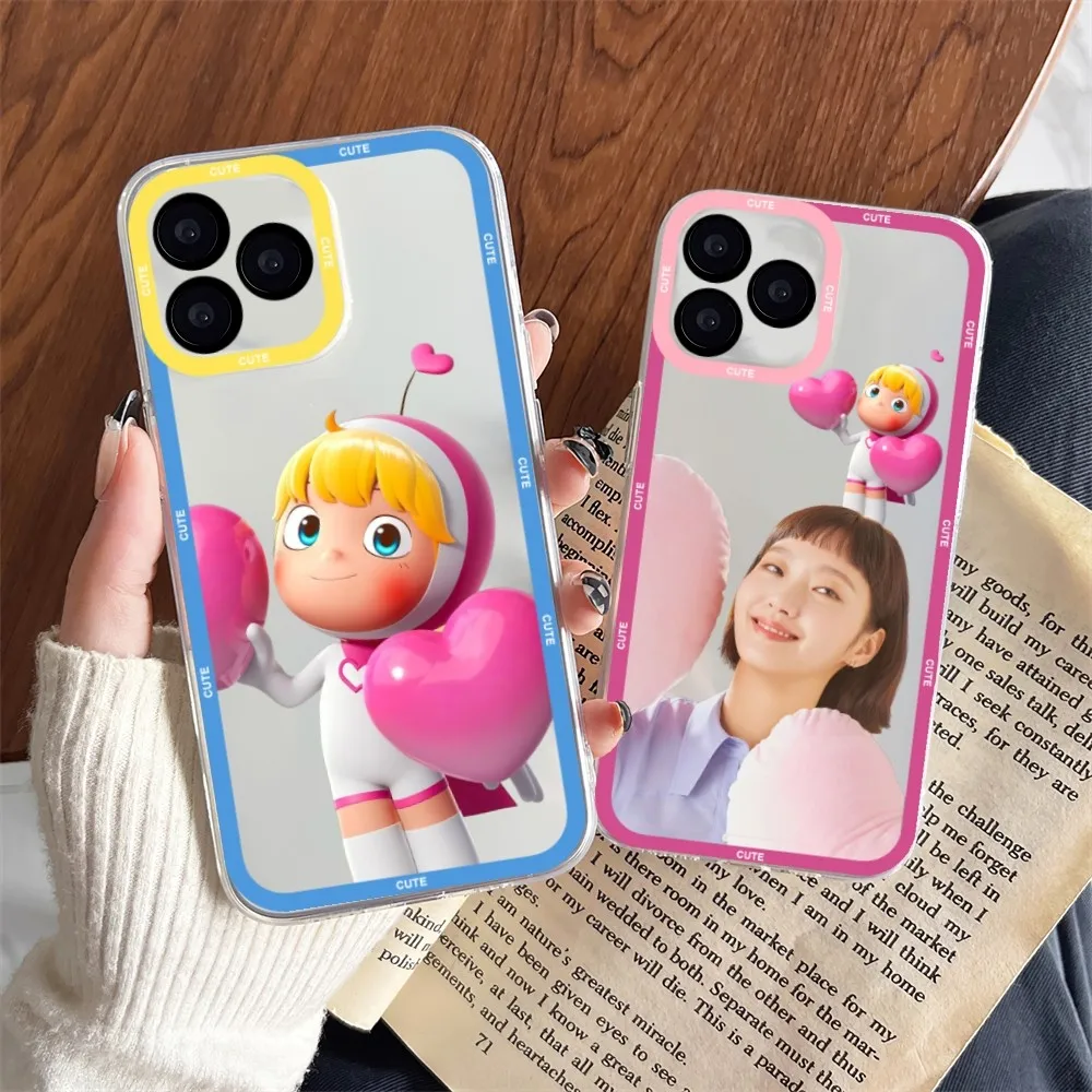 Simpatica Custodia Per Telefono Tv Con Celle Y-Yumi Per Samsung A 73 72 71 70 53 52 51 32 Custodia Trasparente