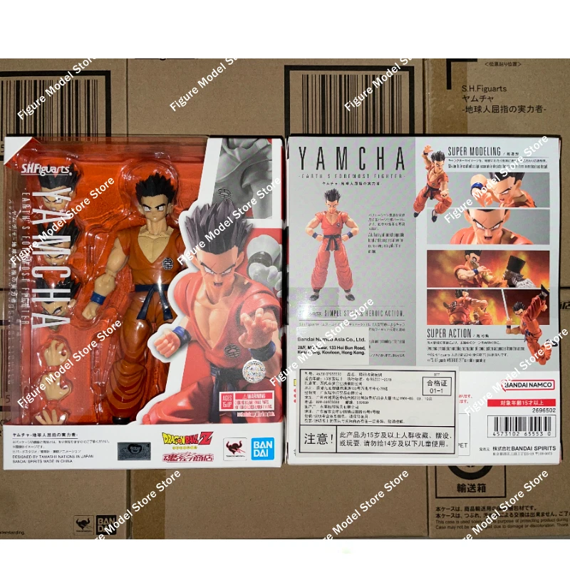 

In Stock 100% Original Bandai Dragon Ball Z S.H.Figuarts SHF YAMCHA -EARTH'S FOREMOST FIGHTER Anime Action Figures Toys Models