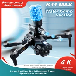 K11MAX professional launch water bomb 4K HD camera aerial WiFi FPV360° Stunt tumbling Brushless motor RC helicopter toy gift