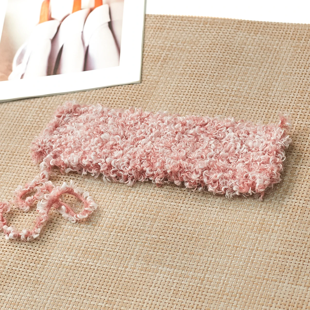 50g Teddy Rolling Ring Circle Handmade DIY Wool Hook Cordon Weaving Scarf Hat Doll Bag Wholesale 6